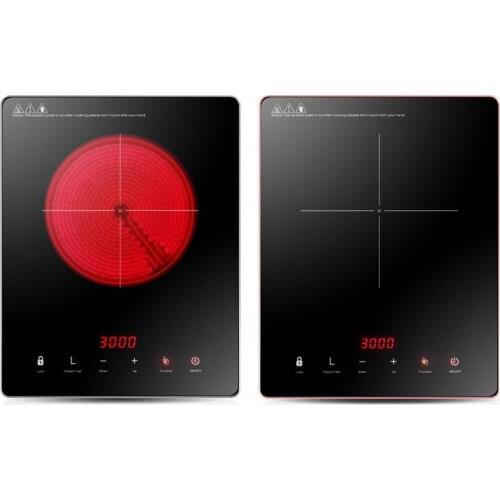 Household Ceramic Cooker 3000W Embedded Radiant Induction Cooker 24 hours timing Metal package edge Kitchen Cooking Machine