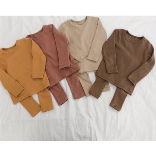 Toddler Baby Pajamas Set 100% Cotton Children Girls Boys Nightwear Pyjamas Set Infant Baby Sleepwear Kids Pijamas Outfits