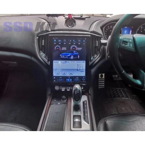 For Maserati Ghibli SQ4 2015 4+64G GPS Audio Stereo 360 Bird View Navigation System Car Android Internet Multimedia Navi
