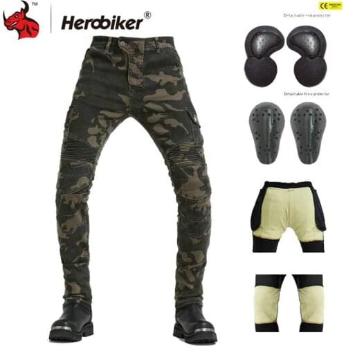 Jeans Trousers Motorcycle Pants Motorcycle Jeans Men Motocross Riding Moto Pants Pantalon Protection Motorbike