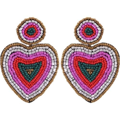 Statement Earrings Women Drop Earring Bead Oorbellen Earring Jewelry Multicolor Special Bohemia Big Earrings For Women Wholesale