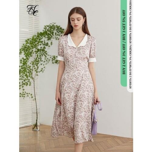 FANSILANEN Summer Chiffon Dresses