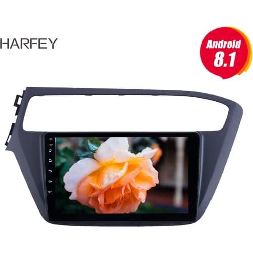 Harfey for Hyundai i20 LHD 2018-2019 Android 8.1 9 inch Head Unit car GPS Radio with AUX WIFI support OBD2 DVR SWC Carplay