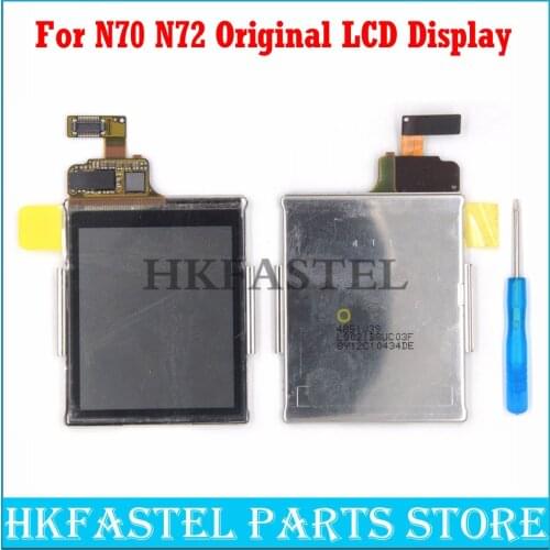 HKFASTEL Original LCD Screen Digitizer Display For Nokia N70 N72 Repair Replacement + tools Free shipping