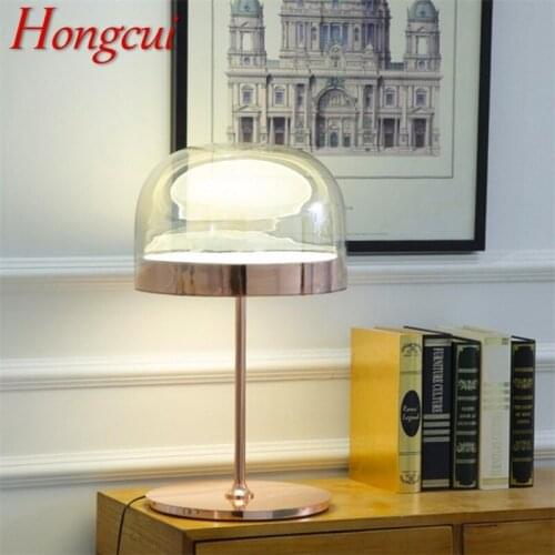 Hongcui Nordic Dimmer Table Lamps Modern Fashion Desk Lighting LED for Home Bed Room Decoration