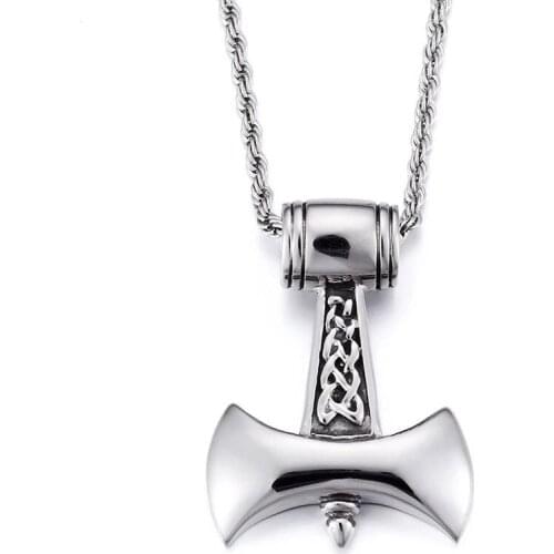 Hot thunderbolt men titanium steel pendant foreign trade jewelry