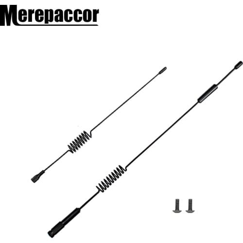 MEREPACCOR Metal RC Antenna 200mm/290mm For 1/10 RC Crawler Car Axial SCX10 90046 Traxxas D90 D110 RC4WD TRX-4 TRX4