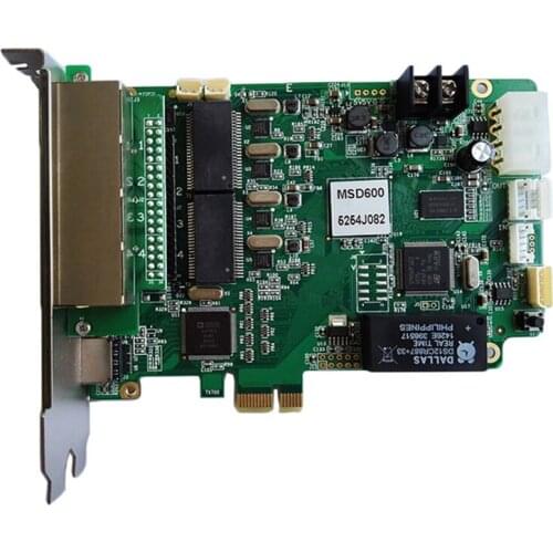 Novastar RGB full color video led display screen sending card NOVA MSD600 Supports MRV300/MRV336/MRV208/mrv328
