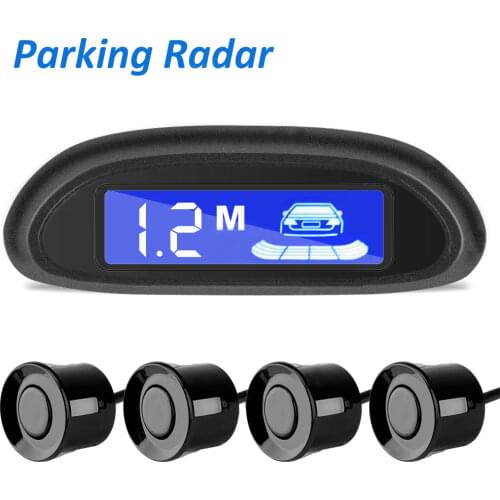 Car Auto Parktronic LED Parking Sensor with 4 Sensors Reverse Backup Car Parking Radar Monitor Detector System Backlight Display