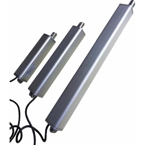 SOViK 18 inch 450mm Stroke linear Actuator 12V 24V DC 350N Max Lift In-line Design High Speed 25mm/sec Include Mounting Brackets