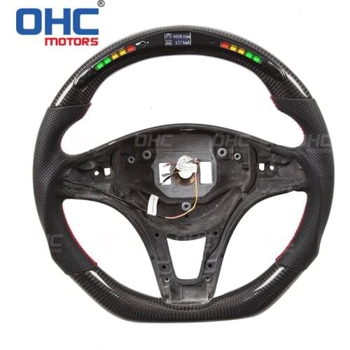 LED Steering Wheel compatible for Mercedes Benz ‘2011,2012,2013 ’2013,2014 ‘2010,2012,2013 W246 C117,X117 W218 B CLA CLS Class