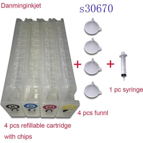T6891-T6894 refillable cartridge with one time chips for epson surecolor S30670 S30675 S50670
