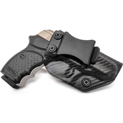 Carbon Fiber Inside Waistband Kydex Internal Holster For Bersa Thunder 380 Cc appendix Concealed Carry IWB Belt Concealment Case