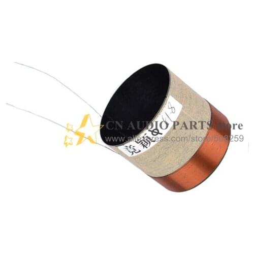 1 piece NEW ID: 51.8mm Black aluminous 8 ohm woofer bass loudspeaker speaker voice coil