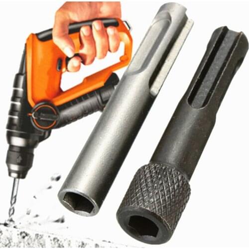 2PCS Hex Shank Screwdriver Holder Drill Bit Adaptor 1/4 Converter Socket Nut Impact Driver Set For for SDS Hammer Drilling Tool