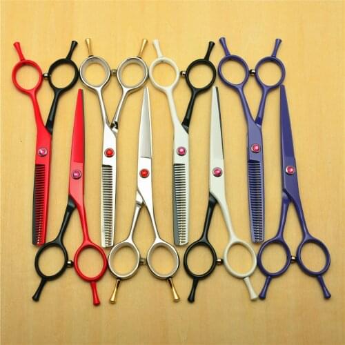 5.5 inch 16cm Customized Logo Hairdressing Scissors JP 440C Cutting Scissors Thinning Shears Professional Human Hair Scissors