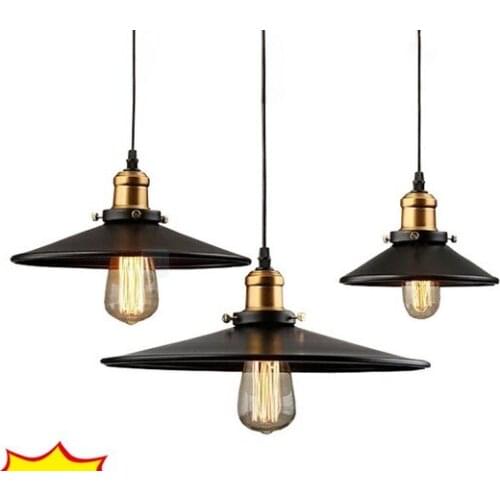 American country E27LED droplight retro creative buffet restaurant single head droplight of little black dress