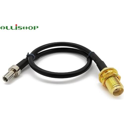 SMA Female Bulkhead to TS9 Male Plug Antenna Adapter RG174 Cable for for AT&T Verizon Netgear USB Modem MiFi Hotspot Nighthawk