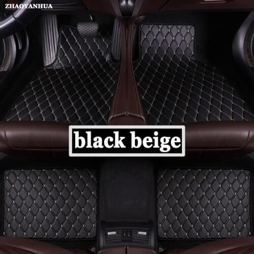 Car Floor Mats Universal for Bmw serie X5 F15 F31 E39 520i E60 F07 GT F10 520d E39 530d Car Leather waterproof floor mats carpet