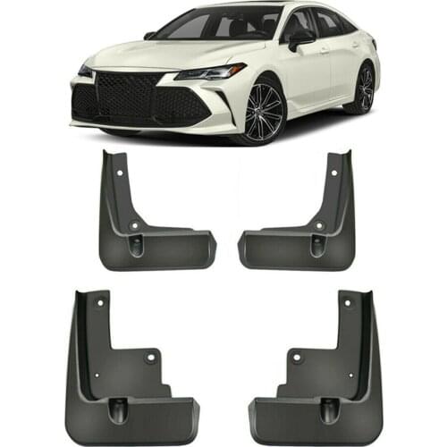 Car Front & Rear Splash Guards Mud Flaps fit for 2019-2020 TOYOTA Avalon Fender 4pcs/set