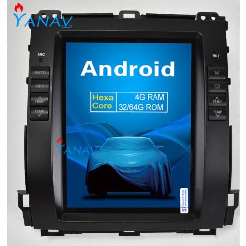 10.4 inch Android 6 Core Car GPS Navigation For-LEXUS GX470 2004-2009 Tesla Style CAR Carplay Multimedia Player car Stereo