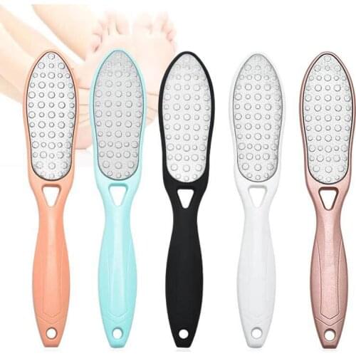 Stainless Steel Double-sided Foot Rasp Heel File Hard Dead Skin Callus Remover Exfoliating Pedicure Care Tool