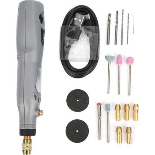 ZD5000 12W 15000r/min Electric Grinder DIY USB 3.7V Mini Engraving Wood Carving Pen for Woodcarving Polishing