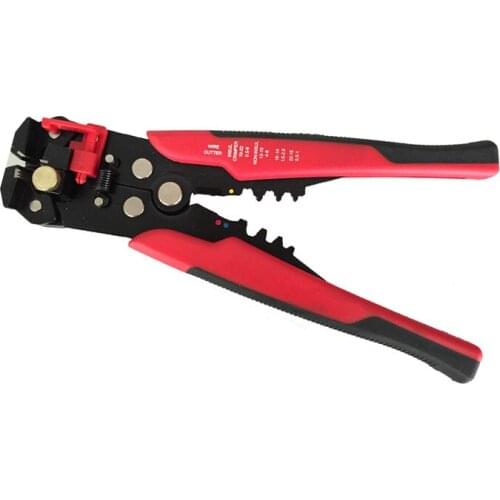 Mutil-function dual color 3 in 1 straight Cutting Crimping tools Wire stripper AWG24-10 0.2-6.0mm2 LS-A318 multitool