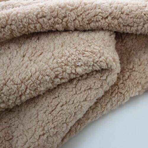 Ultro Soft And Warm Lamb Fur Fabric Berber Fleece Plush Cloth Sweater Liner Lining Cloth Sold By The Yard Free Shipping