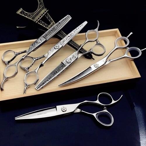6.0 Top Professional Hair Scissors Set Cutting Barber Salon Haircut Thinning Shear Hairdressing Hair Tools Hair Cutting Scissors