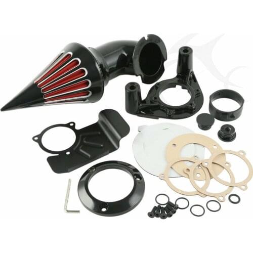 Motorcycle Spike Air Cleaner Kits Intake Filter For Harley Touring FLHT FLHR 08-12 10