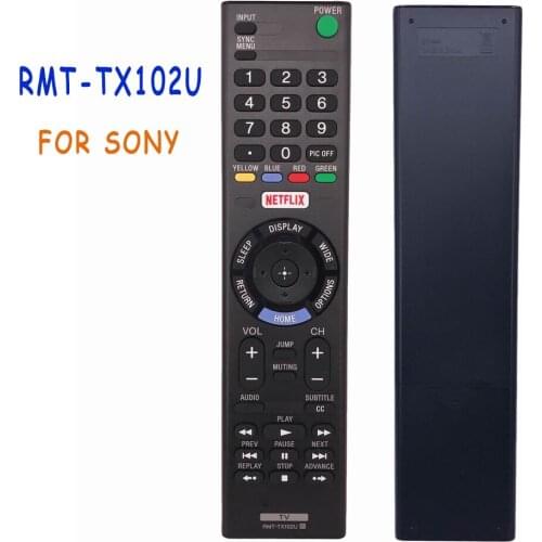 New RMT-TX102U Remote Control For Sony LED LCD Smart TV RMTTX102U With NETFLIX KDL-48W650D KDL-32W600D Controle Fernbedienung