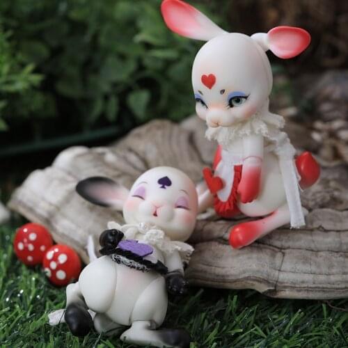 Shuga Fairy Bawu 1/12 BJD Doll Cocoriang Tobi Cute Bunny Rabbit Doll Resin Toy for Kids Surprise Gift for Girls Birthday