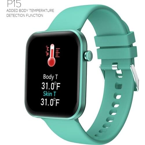 2021 P15 1.69 inch Smart Watch Men Women Full Touch Fitness Tracker IP67 waterproof Smartwatch for Xiaomi Redmi Android phone