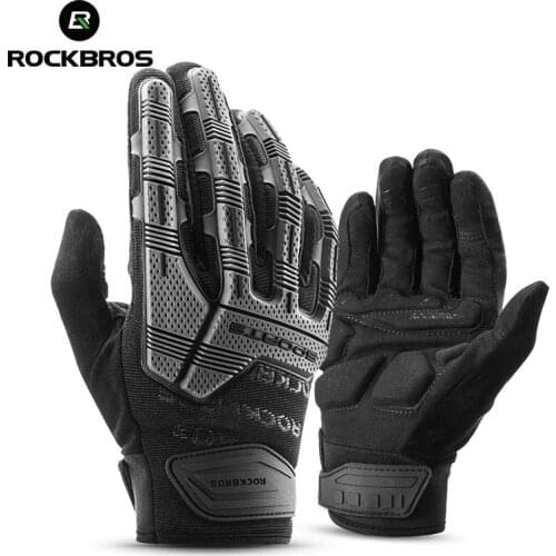 ROCKBROS Tactical gloves Touch Screen RidingCycling Gloves MTB Gloves Thermal Warm Motorcycle Winter Autumn Bike Gloves