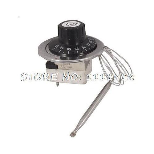 AC 16A 250V 3 Pin 30-110 Celsius Oven Temperature Control Capillary Thermostat