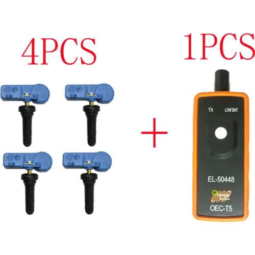 For Opel Corsa Chevrolet Silverado Set Of (4) High Quality TPMS Tire Pressure Sensors 22853740 13581561 433MHZ