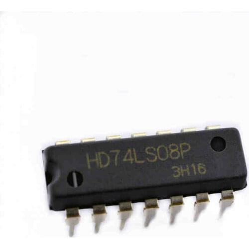 100PCS/LOT 74LS08 SN74LS08N HD74LS08P 74LS08 DIP-14-SZJHYKJ