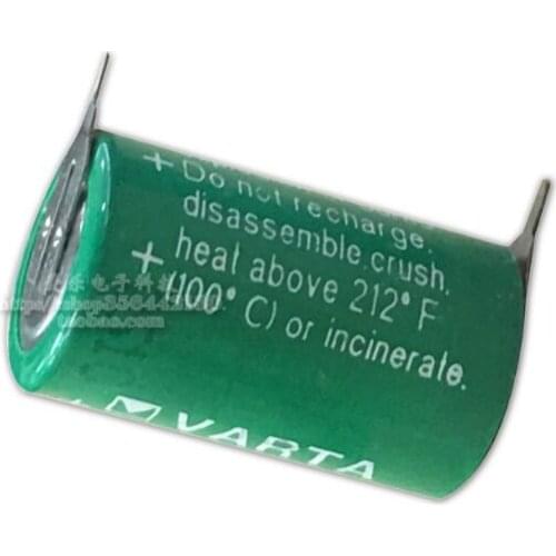 20PCS Original Brand New CR1/2AA CR14250 3V 950mAh PLC CNC Li-ion Battery With Pins Free Shipping Made in Germany