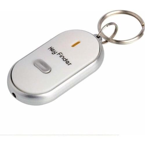 50pcs Key Finder Whistle Any Device Against Lost Audio Induction Electronic Flash Alarm Elderly Lost