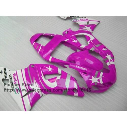 7gifts injection molded motorcycle fairings parts for 1998 1999 YAMAHA YZF R1 98 99 YZF1000 purple stars fairing kits