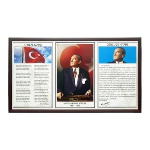 Ataturk Stood in Anthem Youth Hitabe Milli Sheet Set Triple 439608389