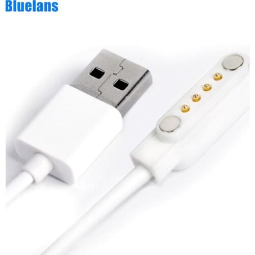 Bluelans Universal 4Pin Magnetic Charging Cable USB Charger Cord for Kids Smart Watch