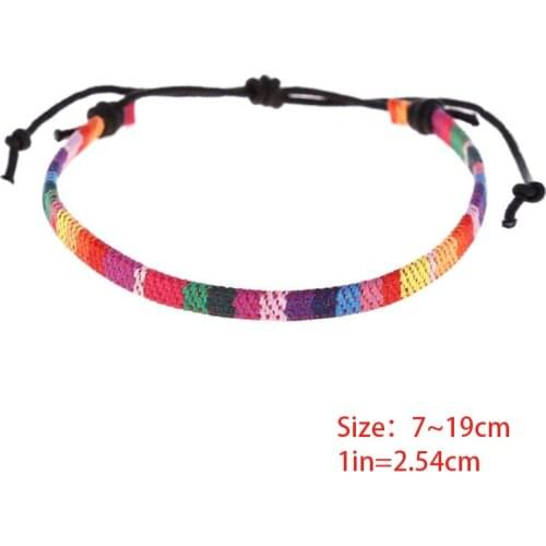 MInimalist Hand Braided LGBT Bracelet Charms Rainbow Braslet For Men Women Love Is Love Gay Pride Armband Accessories