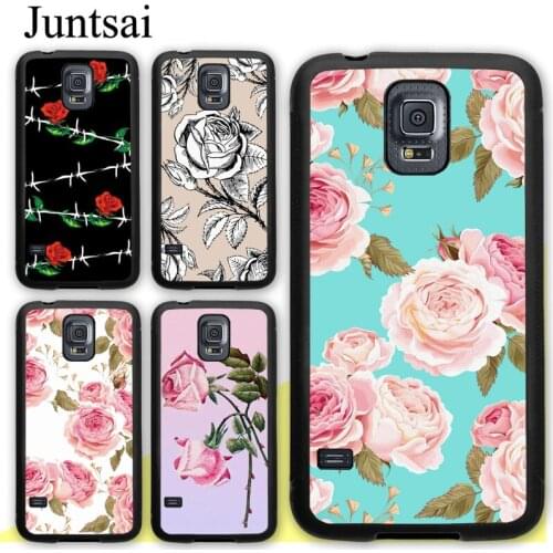 Rose Floral Case For Samsung Galaxy A51 A71 A21S A20e A31 M31 M21 A50 A70 S9 S10 S20 Plus Note 20 Ultra