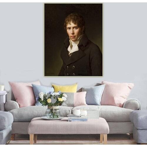 Citon Francois Gerard《Portrait of Stanislaw Mniszek》Canvas Art Oil Painting Artwork Picture Wall Decor Backdrop Home Decoration