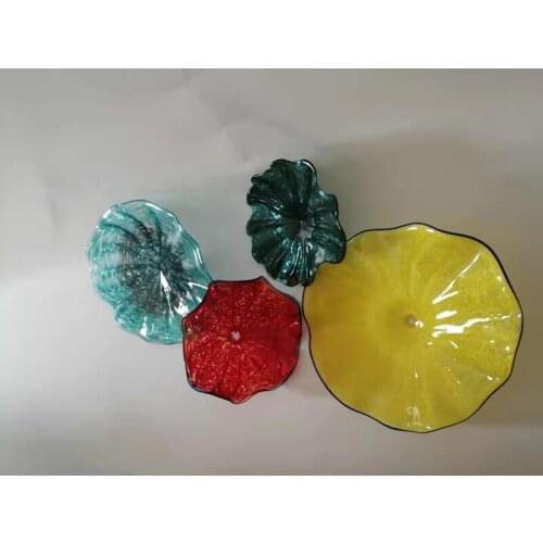 Hot Sale Glass Wall Decorative Plates LED Wall Sconce Hotel Decor LED Wall Sconce