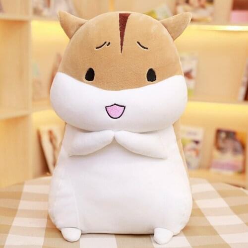 Lovely fat hamster hold pillow doll 40CM plush toys childrens birthday gifts Soft and comfortable doll Free Shipping