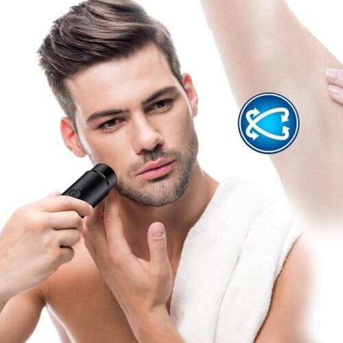 Mini Electric Shaver for Men Portable Electric Razor Beard Knife USB Charging Mens Shavers Face Body Razor