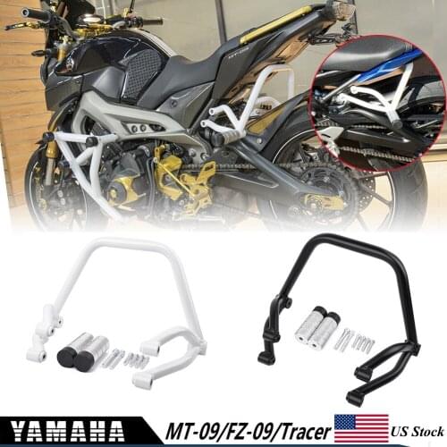 Motorcycle Black Sub-cage Subcage Stunt Rear Passenger Peg for Yamaha MT FZ 09 MT-09 Tracer FZ-09 MT09 FZ09 2013 2014 2015 2016